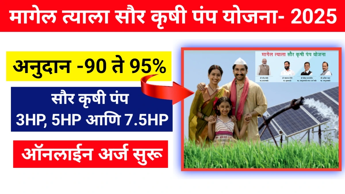 Magel Tyala Saur Krushi Pump Yojana 2025