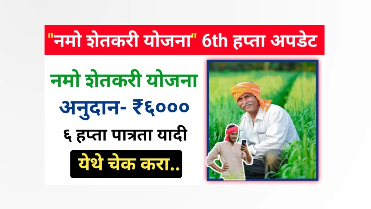 Namo Shetkari Yojana 6th Instalment Update