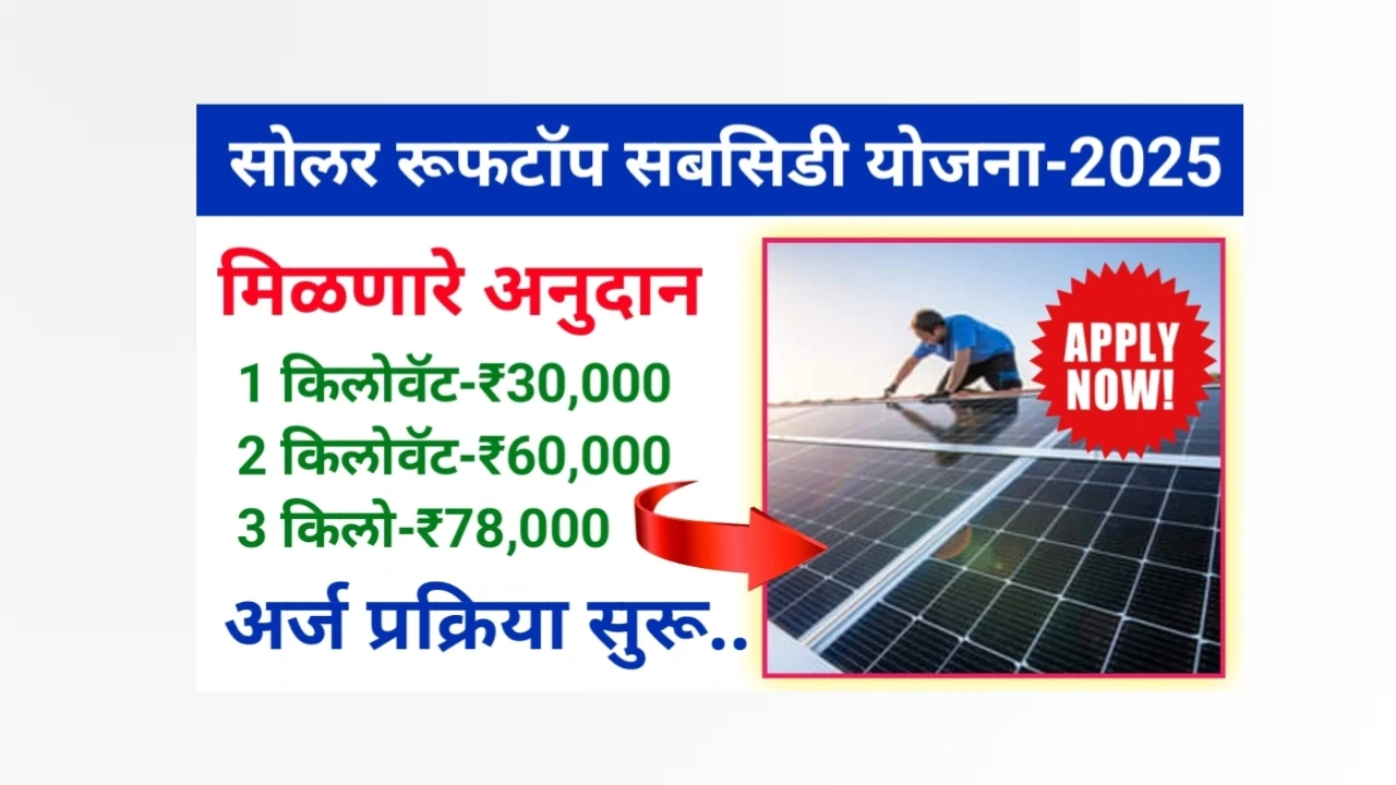 Solar Rooftop Subsidy Yojana 2025